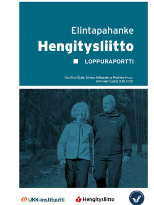 Kansikuva Hengitysliiton elintapahanke loppuraportti.
